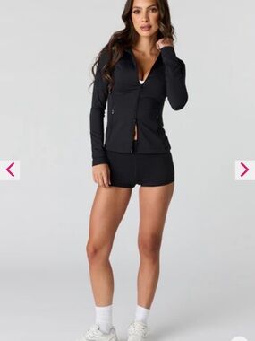 Sommer Ray Black Active Shorts
